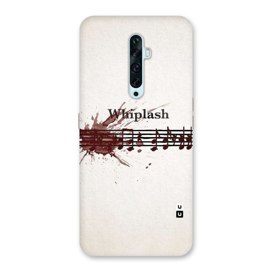 Music Notes Splash Back Case for Oppo Reno2 Z