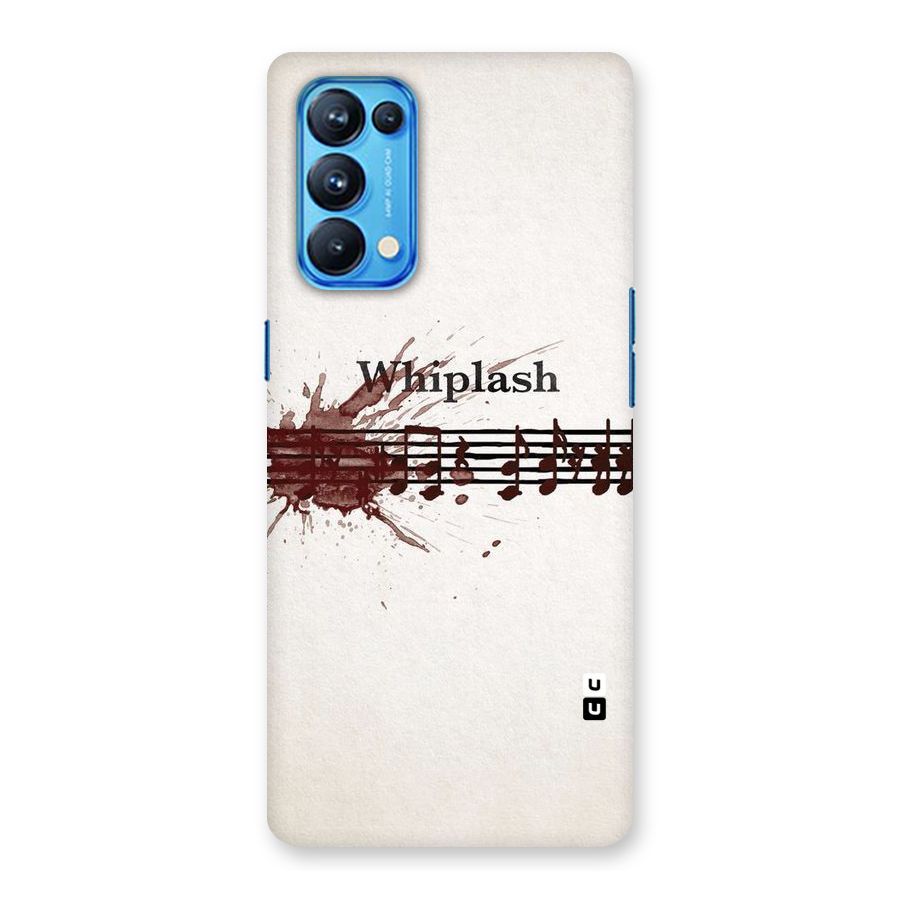 Music Notes Splash Back Case for Oppo Reno5 Pro 5G