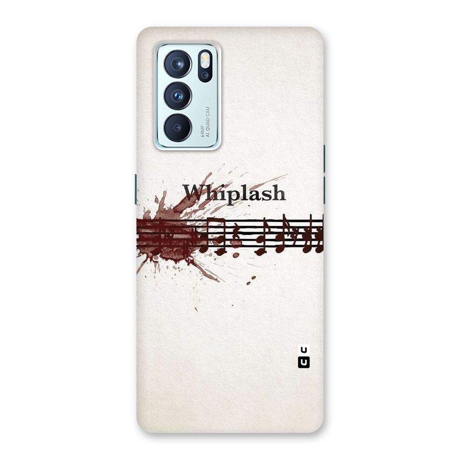 Music Notes Splash Back Case for Oppo Reno6 Pro 5G