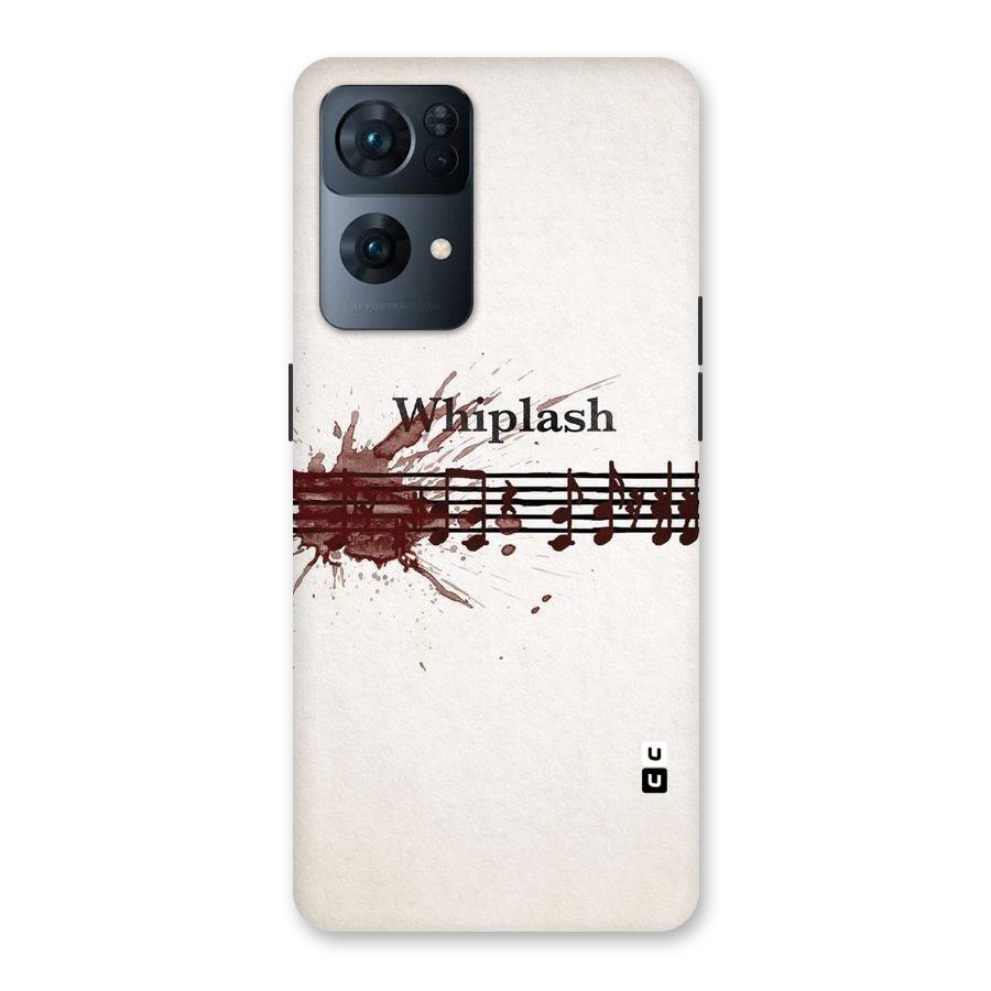 Music Notes Splash Back Case for Oppo Reno7 Pro 5G
