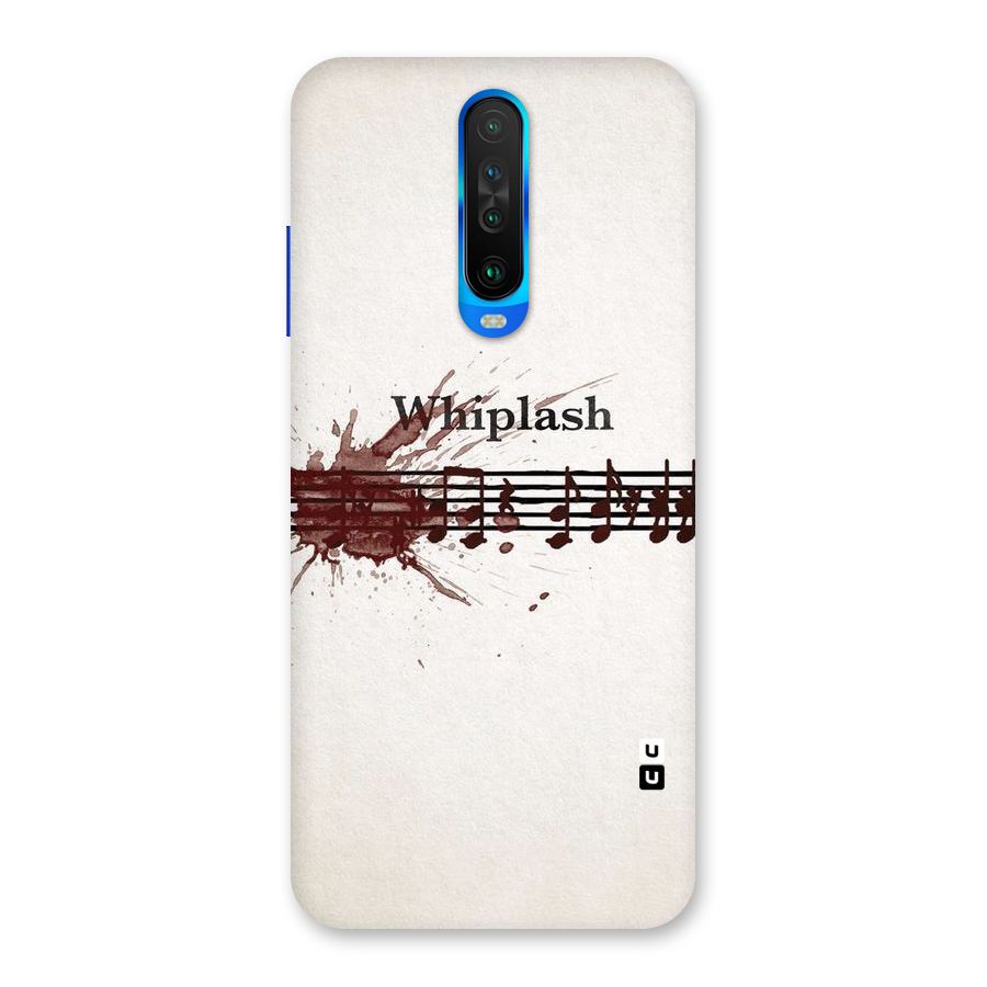 Music Notes Splash Back Case for Poco X2