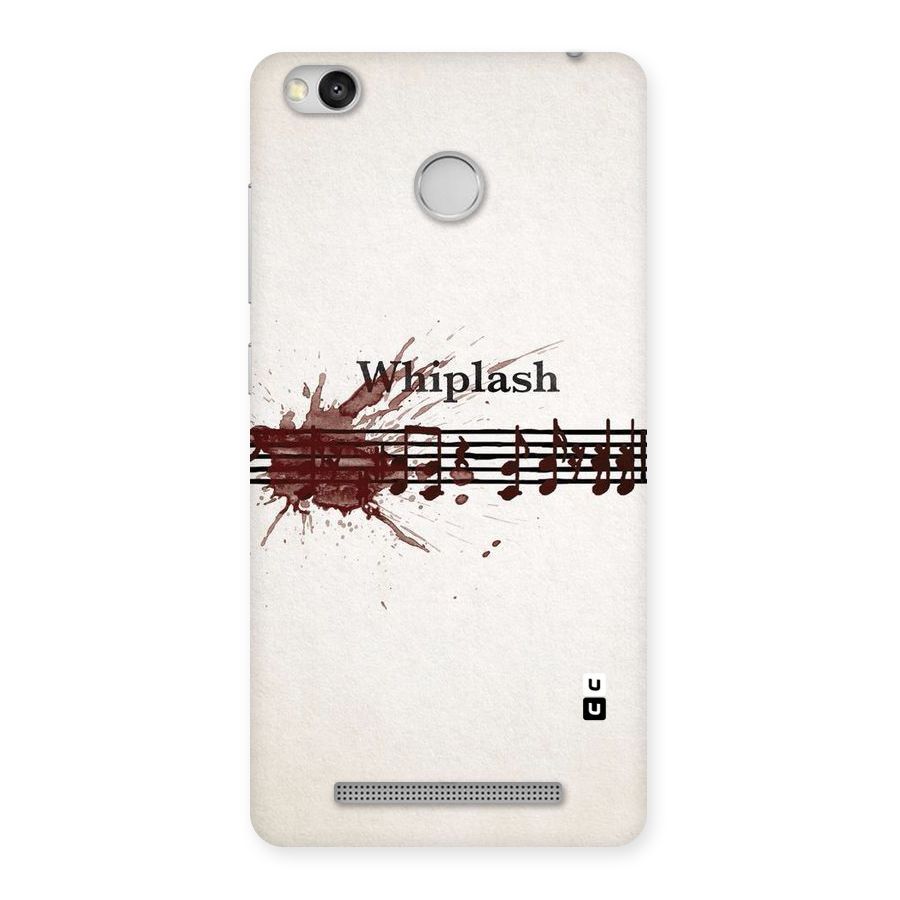 Music Notes Splash Back Case for Redmi 3S Prime