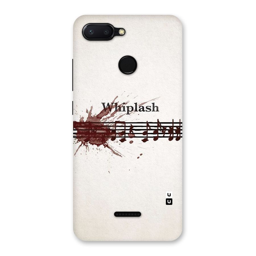 Music Notes Splash Back Case for Redmi 6