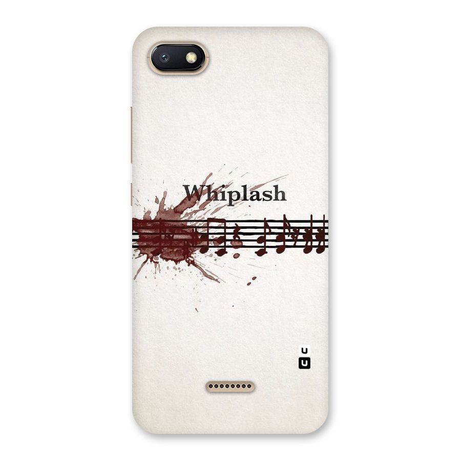Music Notes Splash Back Case for Redmi 6A