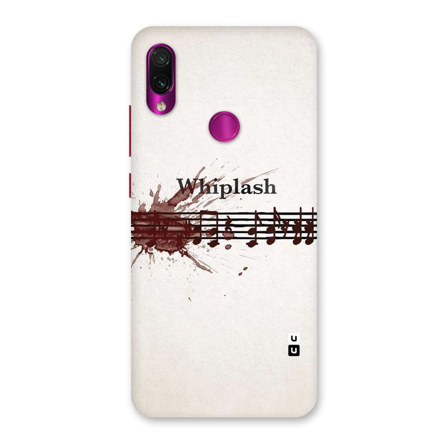 Music Notes Splash Back Case for Redmi Note 7 Pro