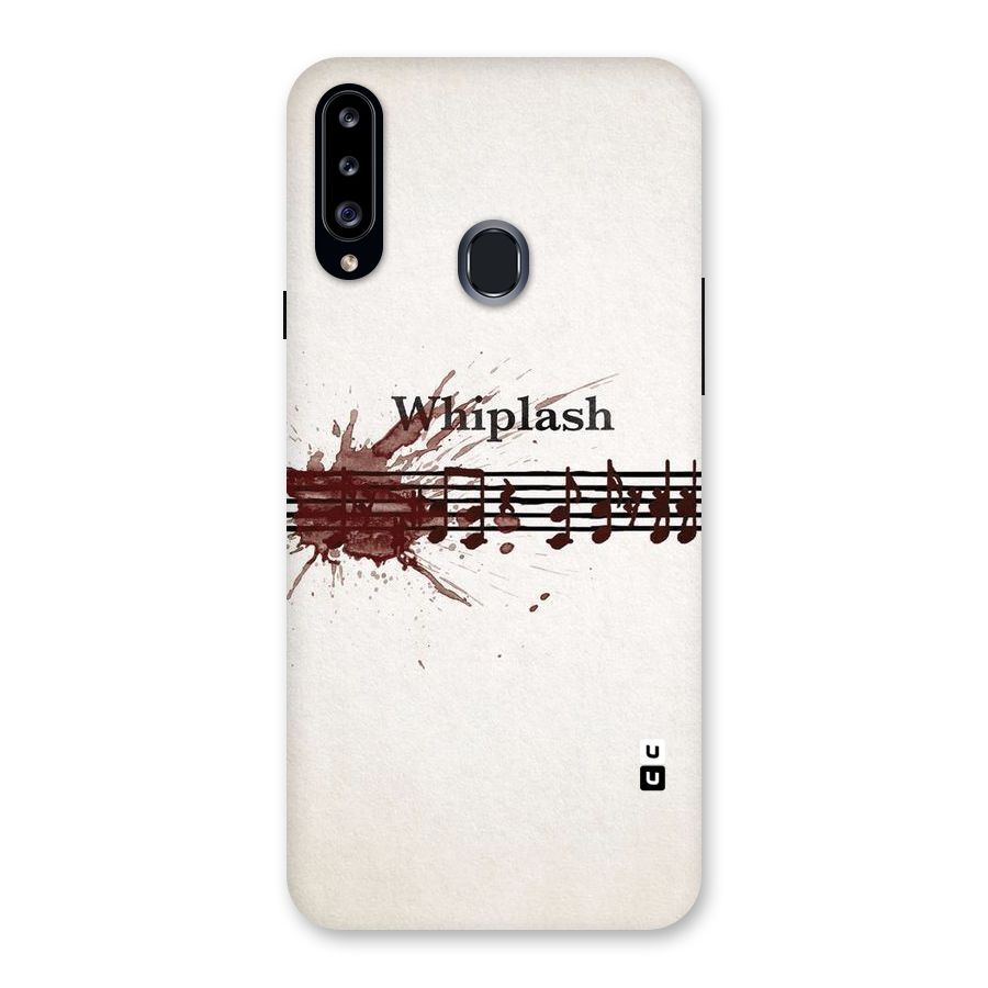 Music Notes Splash Back Case for Samsung Galaxy A20s