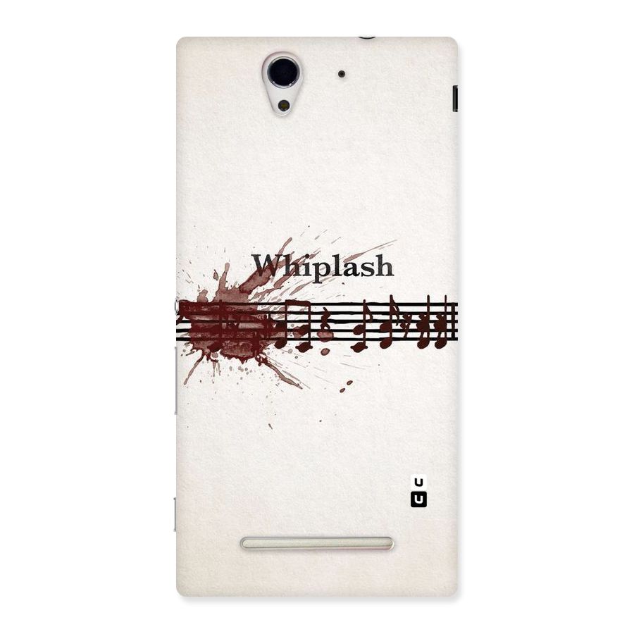 Music Notes Splash Back Case for Sony Xperia C3