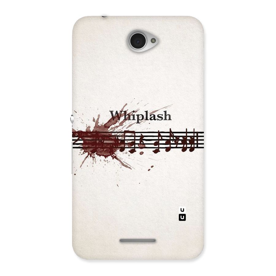 Music Notes Splash Back Case for Sony Xperia E4
