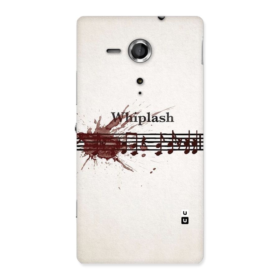 Music Notes Splash Back Case for Sony Xperia SP