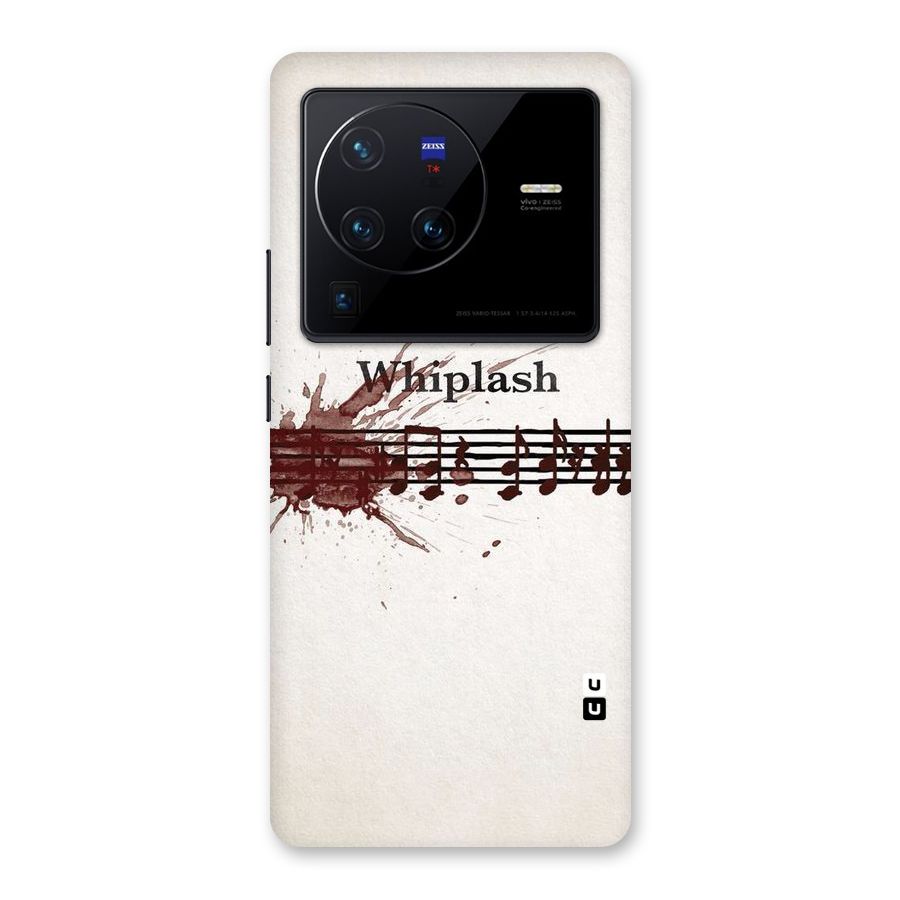 Music Notes Splash Back Case for Vivo X80 Pro