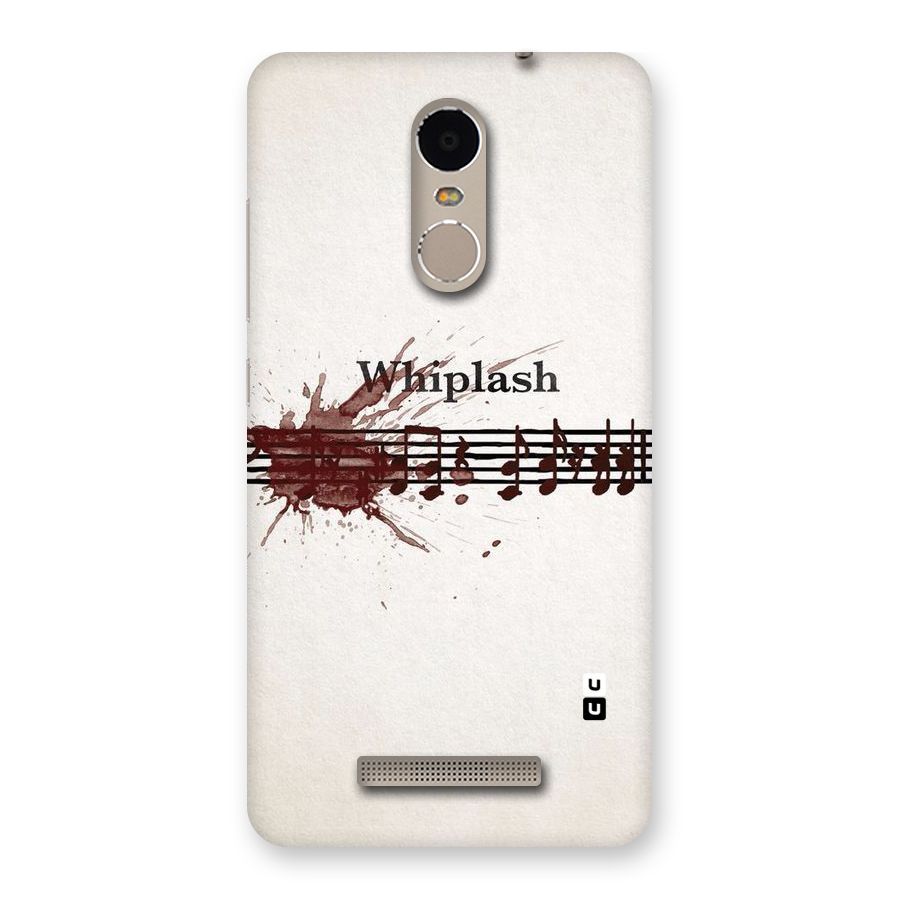 Music Notes Splash Back Case for Xiaomi Redmi Note 3