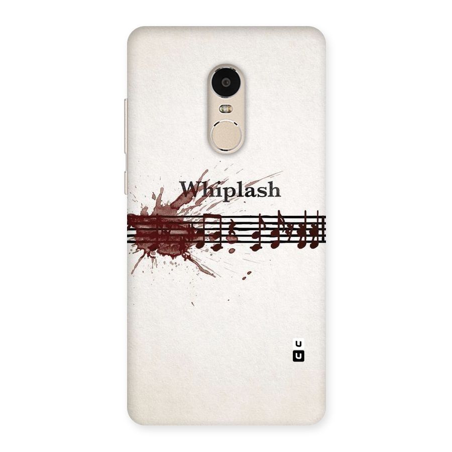 Music Notes Splash Back Case for Xiaomi Redmi Note 4