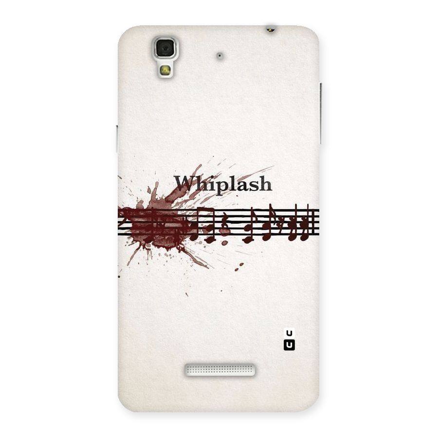 Music Notes Splash Back Case for YU Yureka Plus