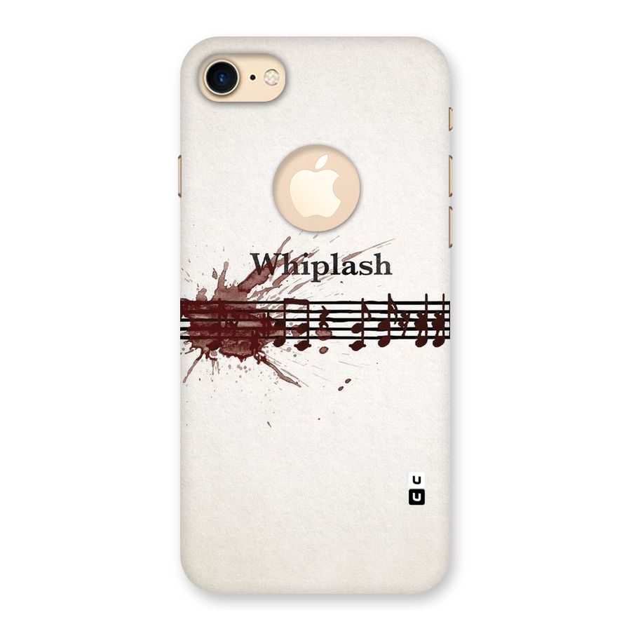 Music Notes Splash Back Case for iPhone 7 Logo Cut