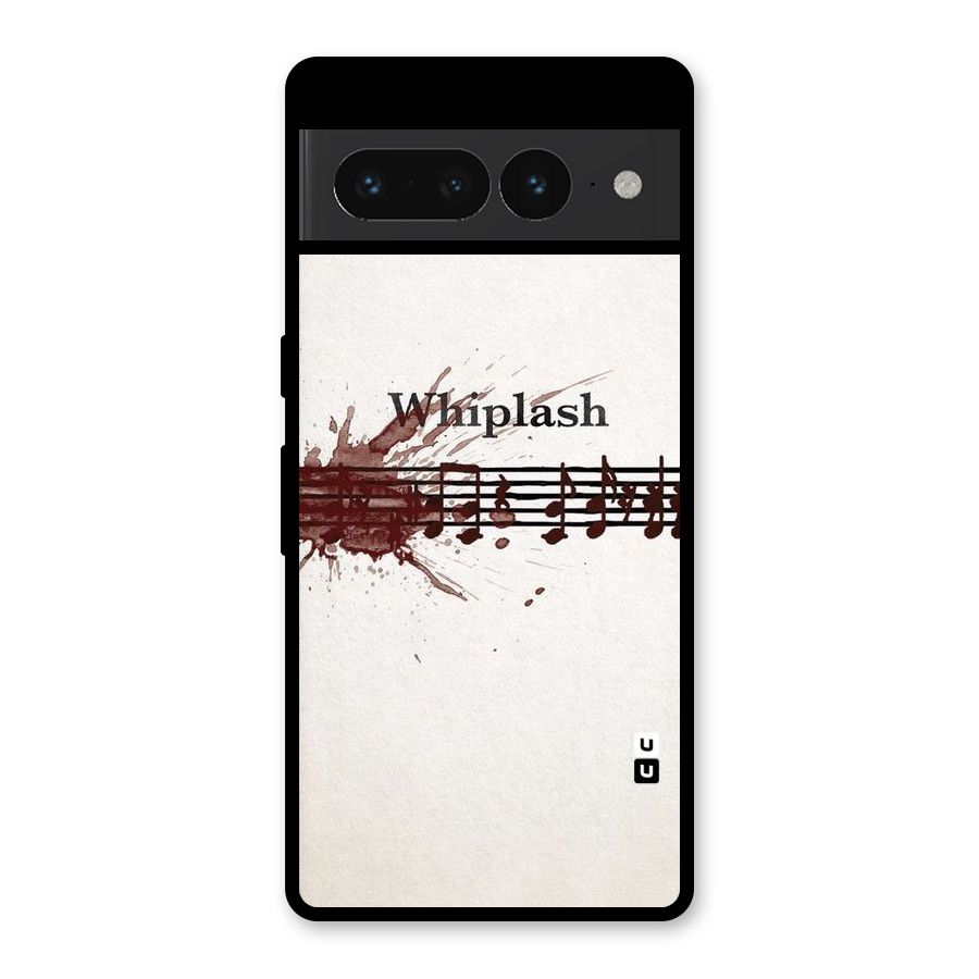 Music Notes Splash Glass Back Case for Google Pixel 7 Pro