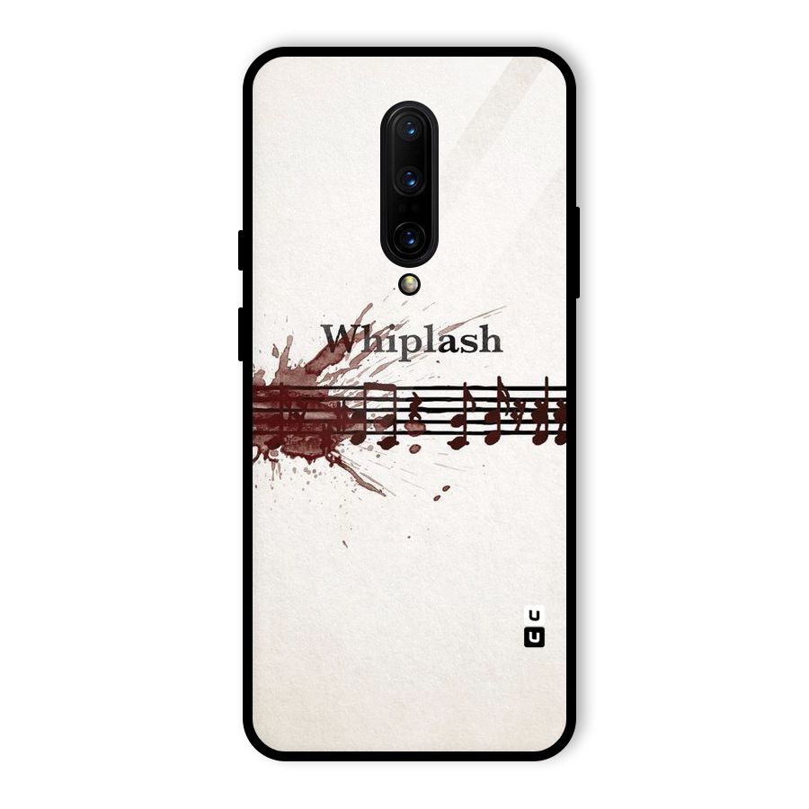 Music Notes Splash Glass Back Case for OnePlus 7 Pro