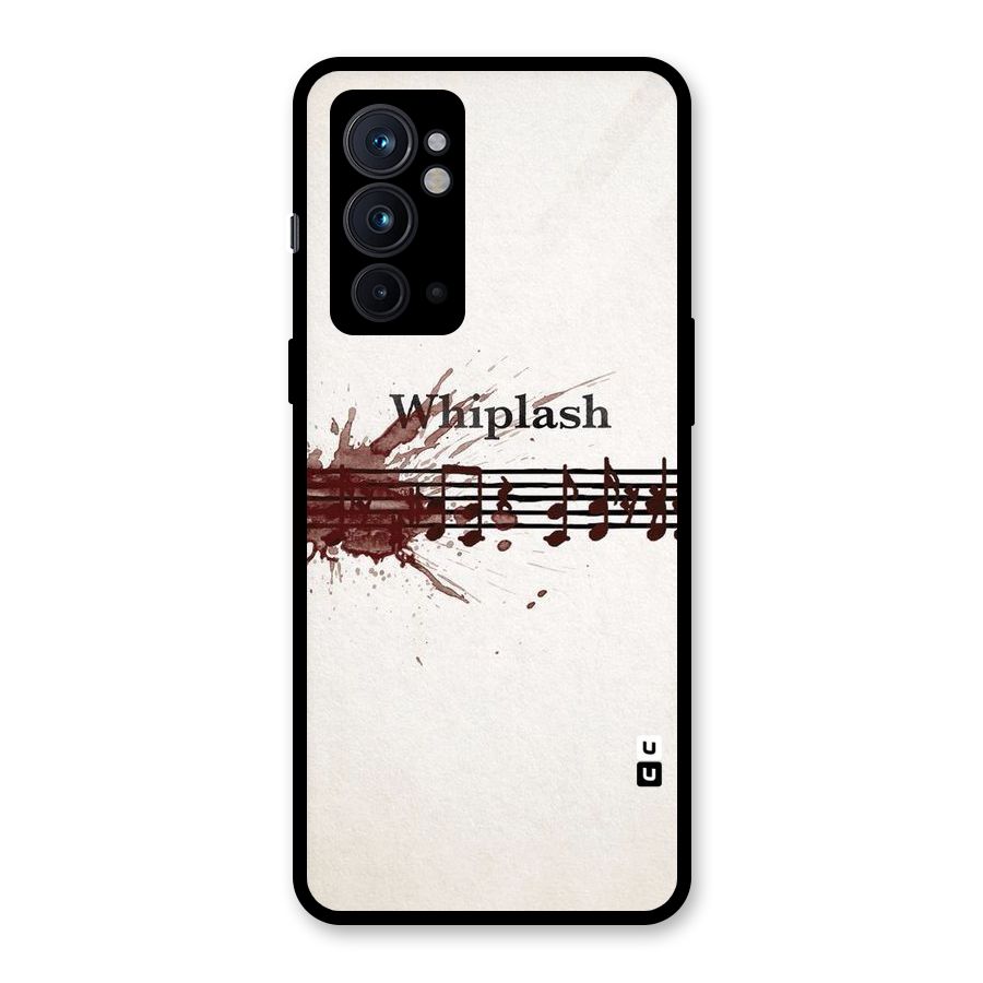 Music Notes Splash Glass Back Case for OnePlus 9RT 5G