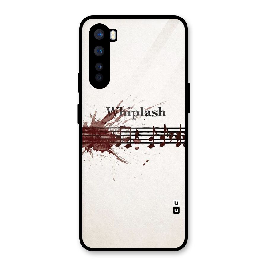 Music Notes Splash Glass Back Case for OnePlus Nord