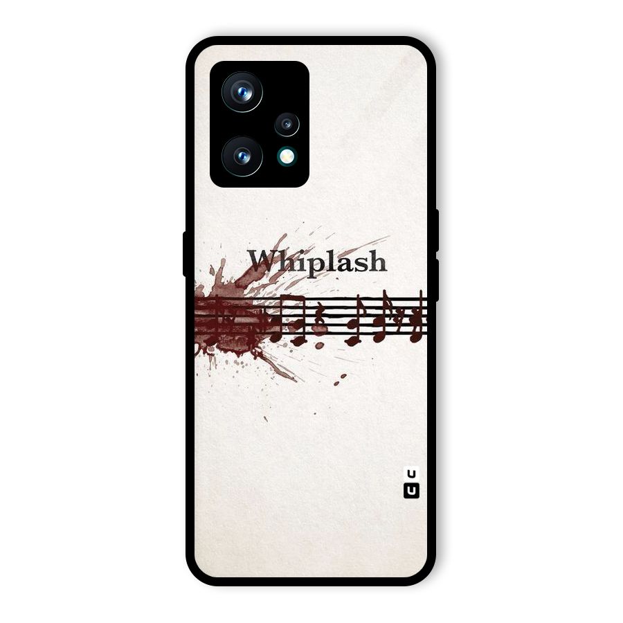Music Notes Splash Glass Back Case for Realme 9 Pro Plus 5G