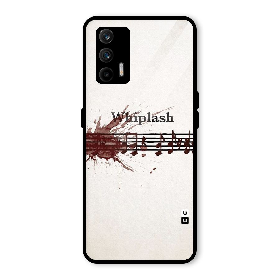 Music Notes Splash Glass Back Case for Realme GT 5G