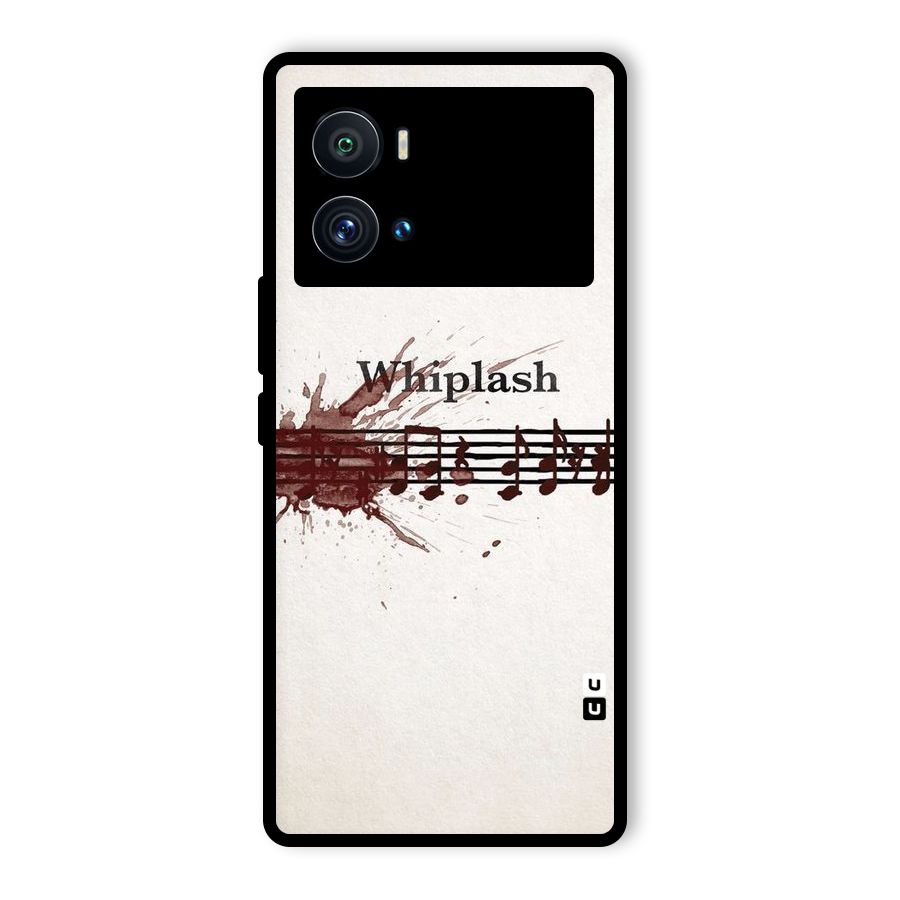 Music Notes Splash Glass Back Case for Vivo iQOO 9 Pro