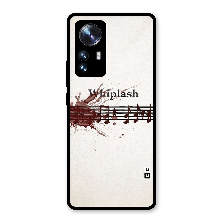 Music Notes Splash Glass Back Case for Xiaomi 12 Pro