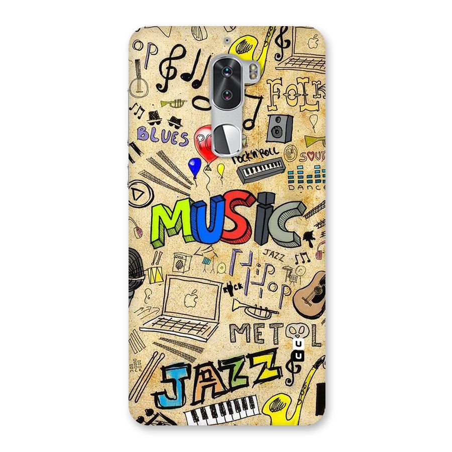 Music Pattern Back Case for Coolpad Cool 1