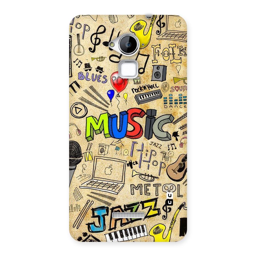 Music Pattern Back Case for Coolpad Note 3