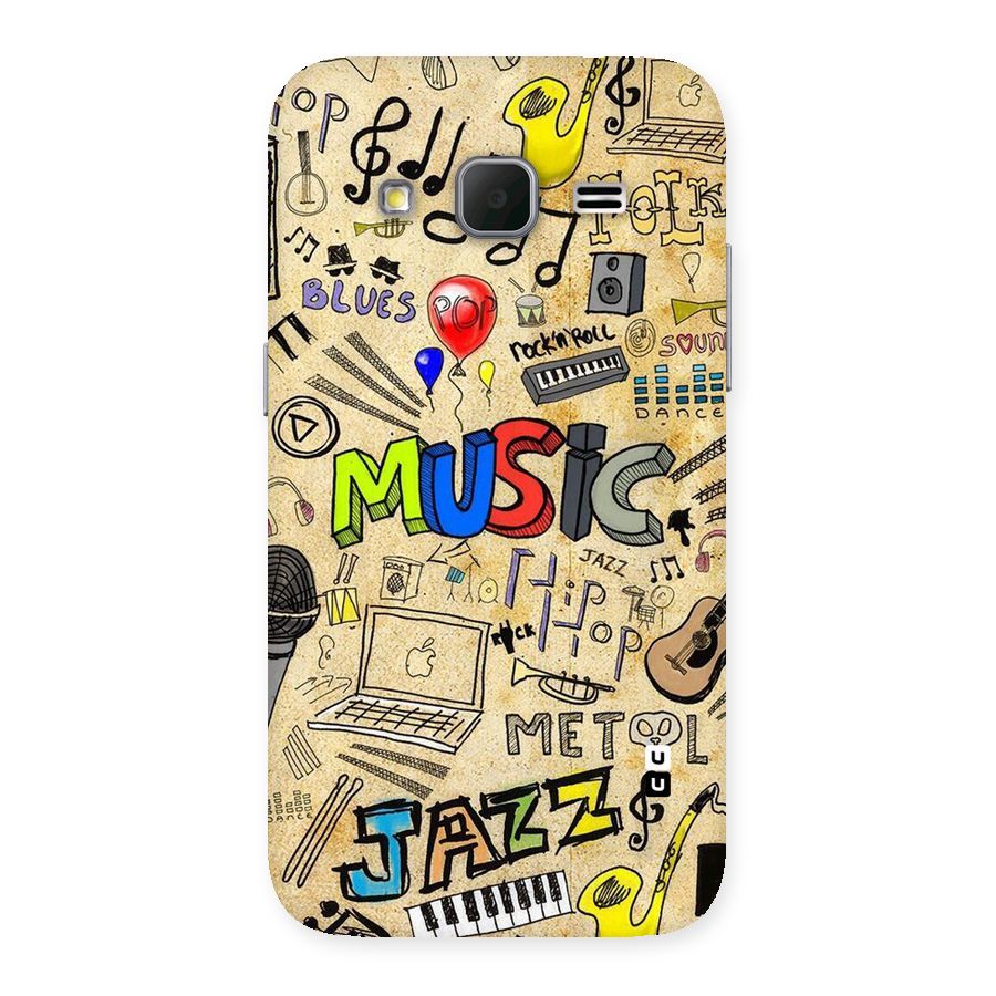 Music Pattern Back Case for Galaxy Core Prime