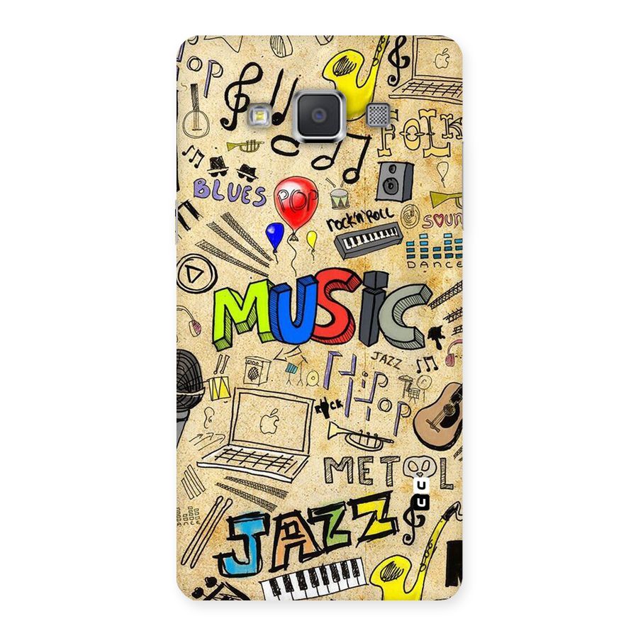 Music Pattern Back Case for Galaxy Grand 3