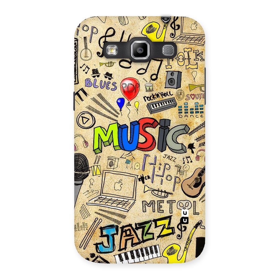 Music Pattern Back Case for Galaxy Grand Quattro