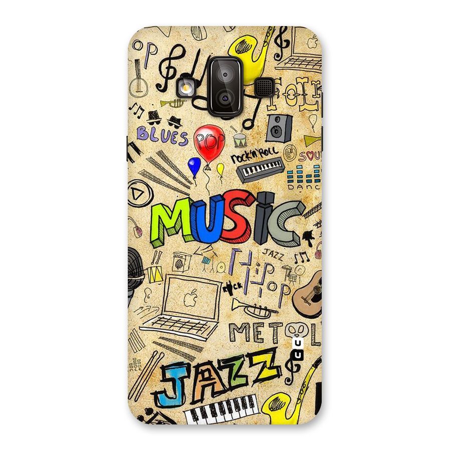 Music Pattern Back Case for Galaxy J7 Duo