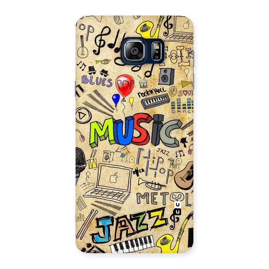 Music Pattern Back Case for Galaxy Note 5