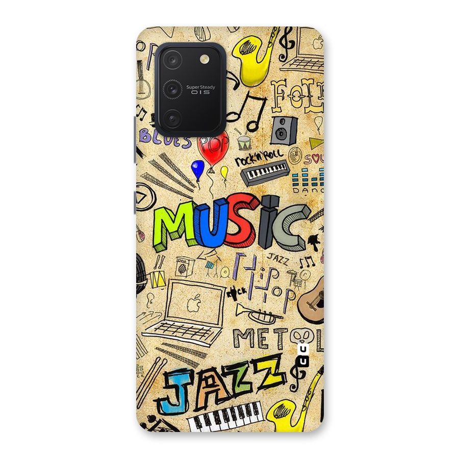 Music Pattern Back Case for Galaxy S10 Lite