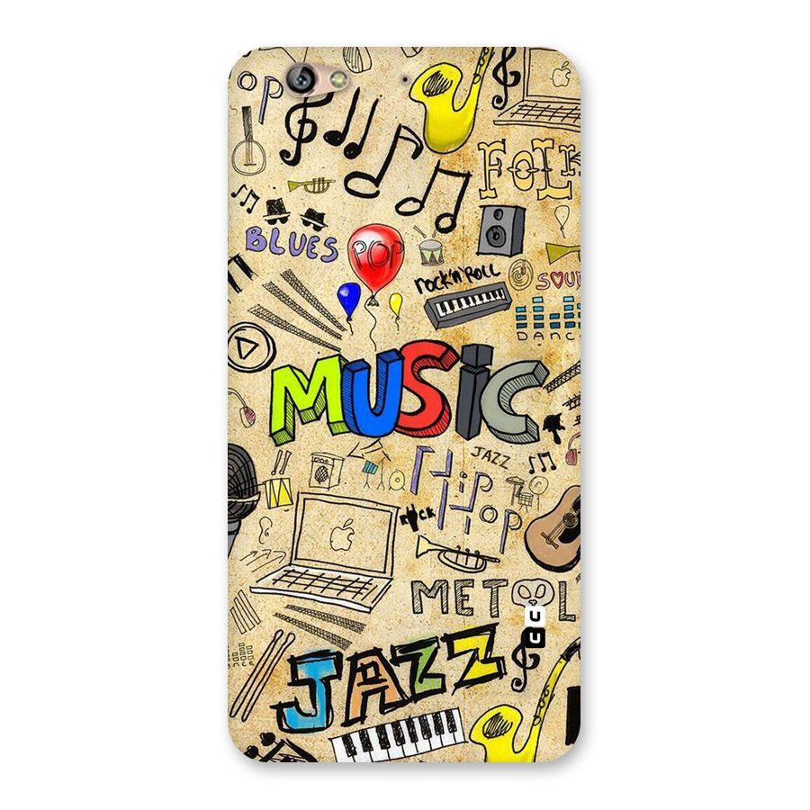 Music Pattern Back Case for Gionee S6