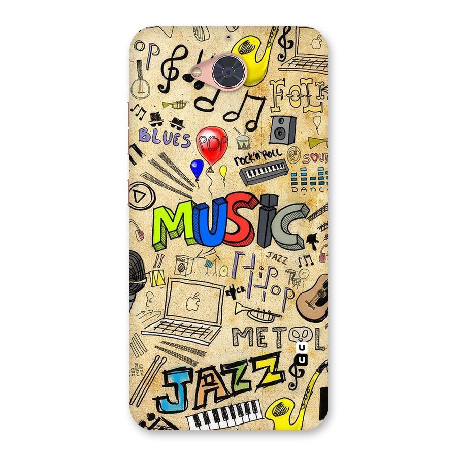 Music Pattern Back Case for Gionee S6 Pro