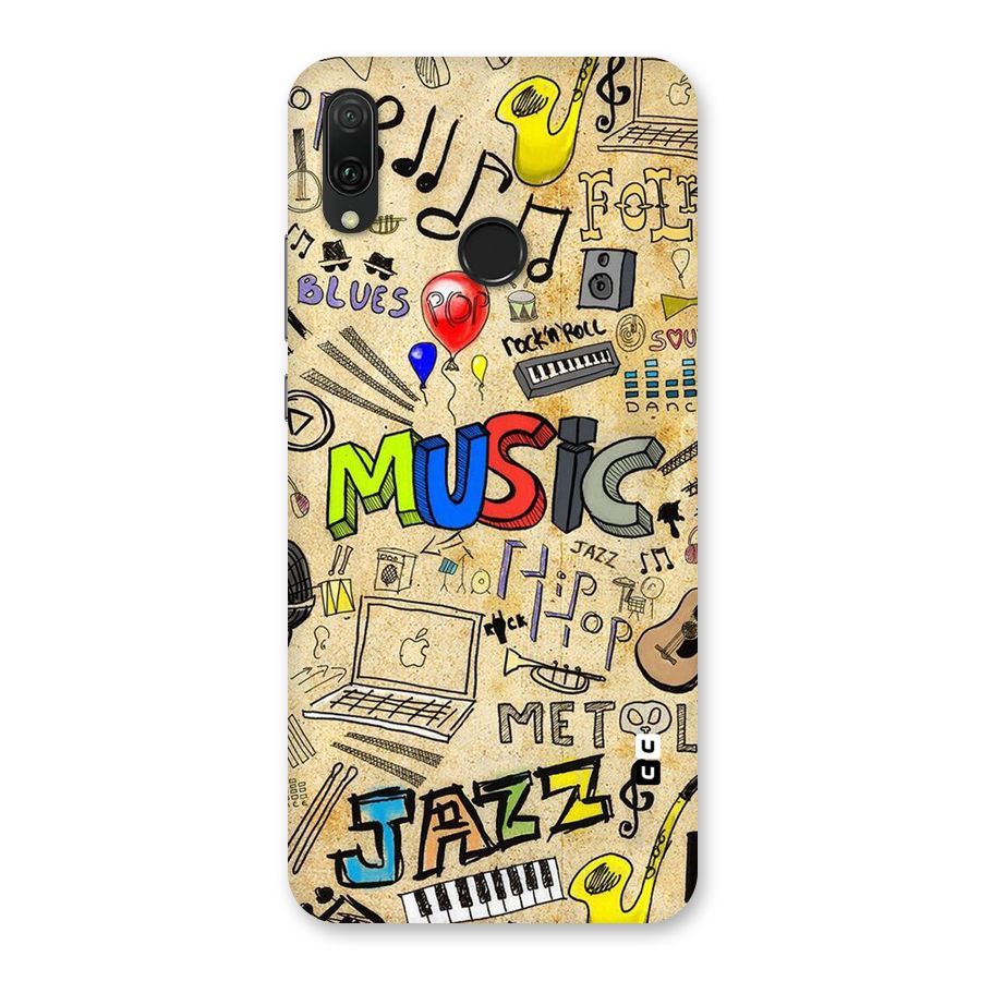Music Pattern Back Case for Huawei Y9 (2019)