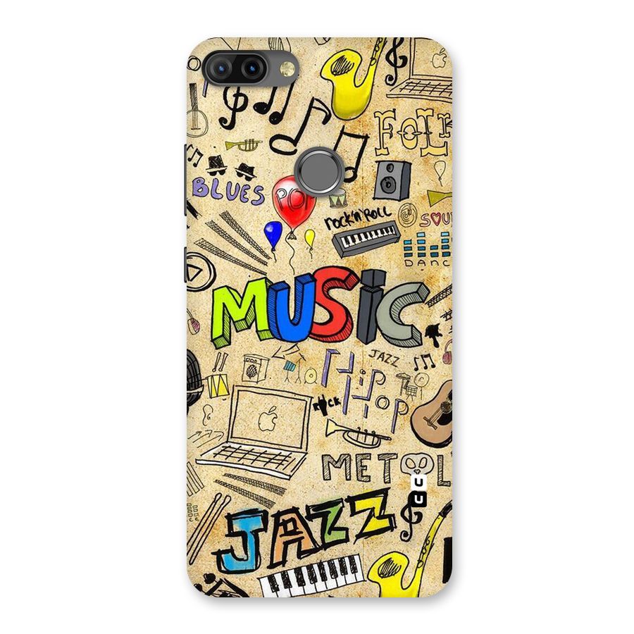 Music Pattern Back Case for Infinix Hot 6 Pro