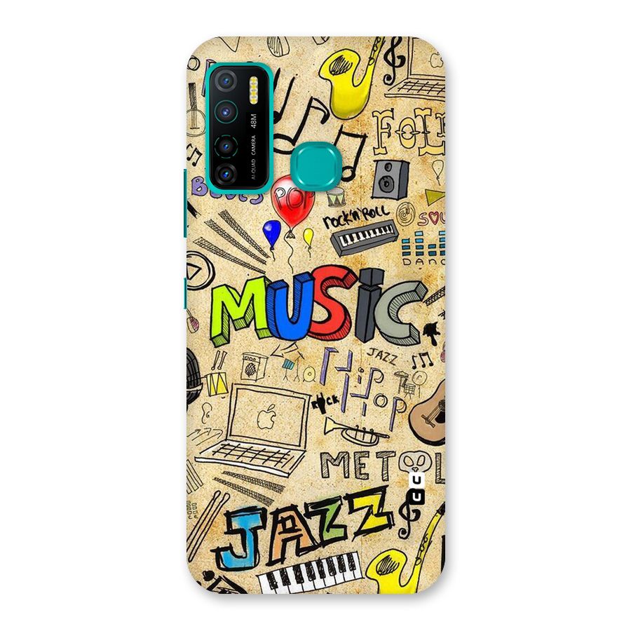 Music Pattern Back Case for Infinix Hot 9 Pro