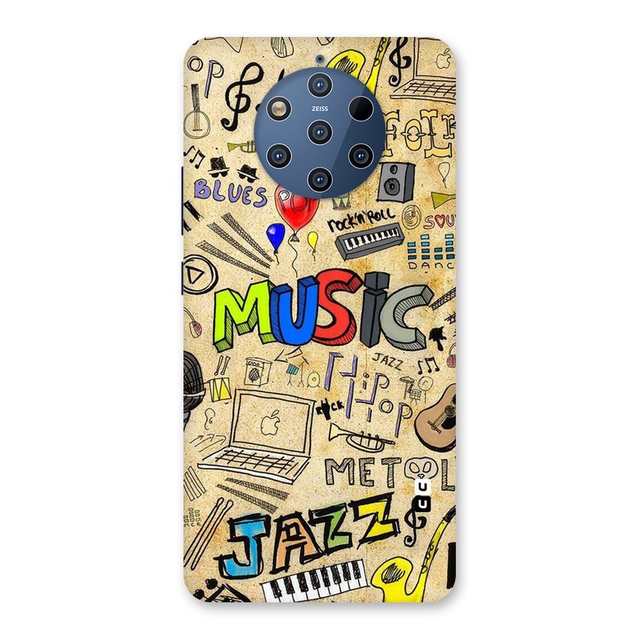 Music Pattern Back Case for Nokia 9 PureView