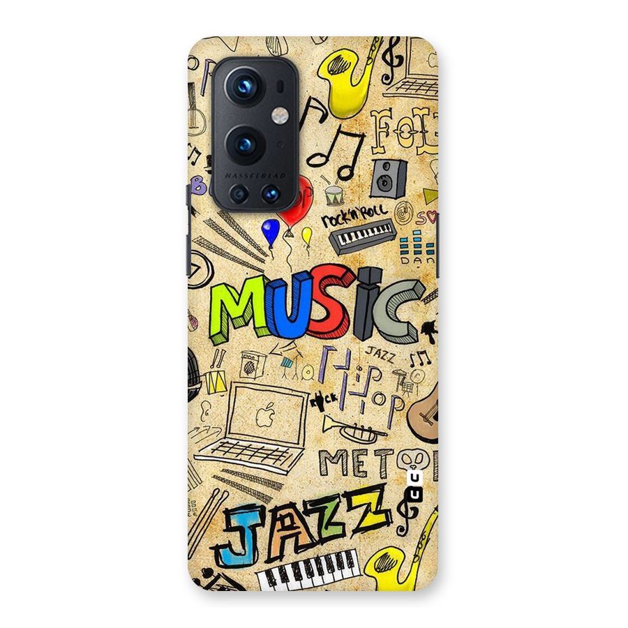 Music Pattern Back Case for OnePlus 9 Pro