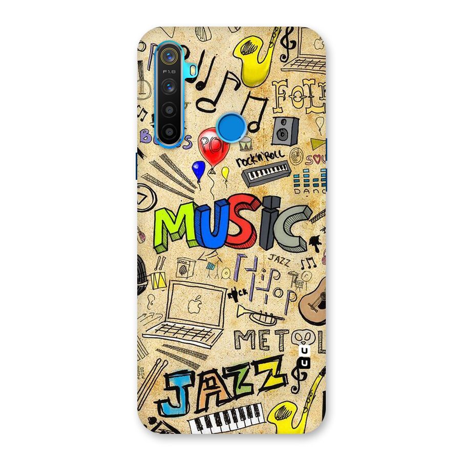 Music Pattern Back Case for Realme 5s