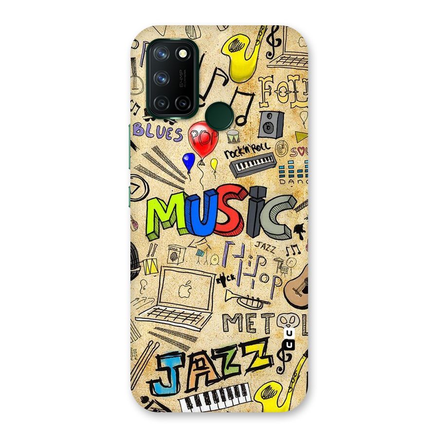 Music Pattern Back Case for Realme 7i