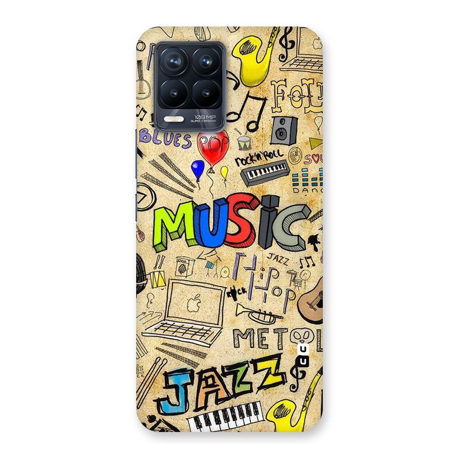 Music Pattern Back Case for Realme 8 Pro