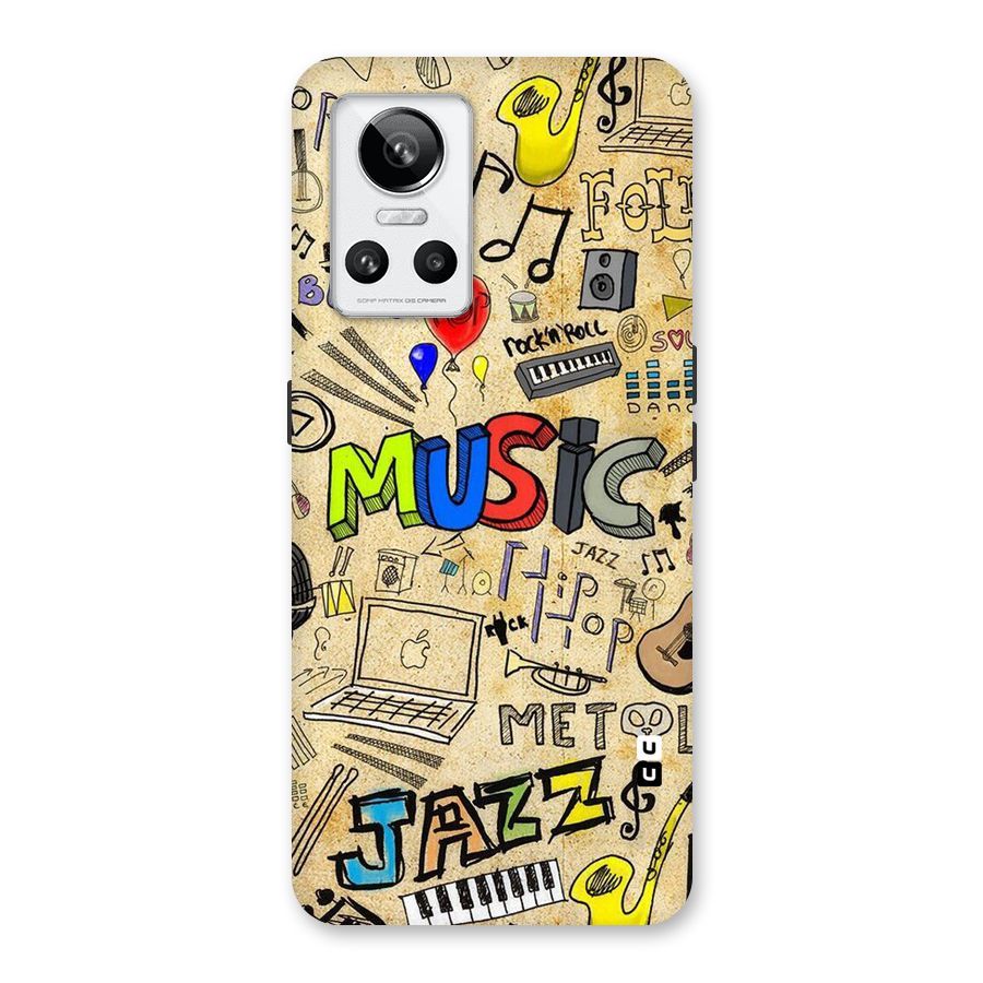 Music Pattern Back Case for Realme GT Neo 3