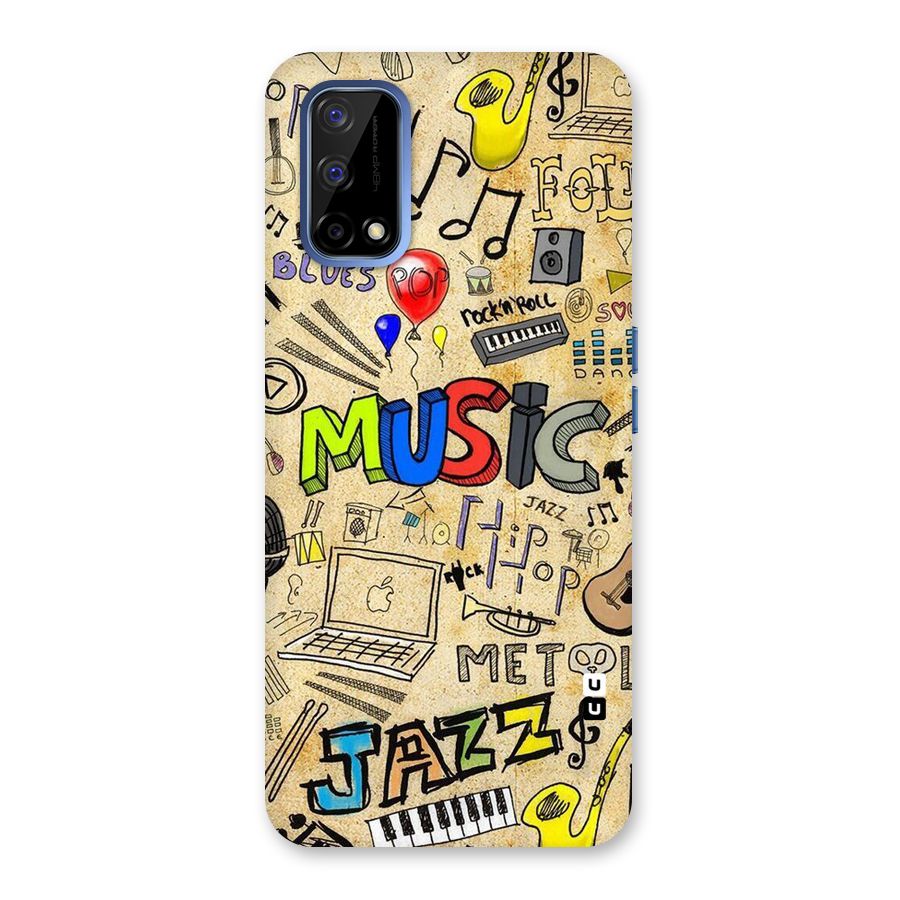 Music Pattern Back Case for Realme Narzo 30 Pro
