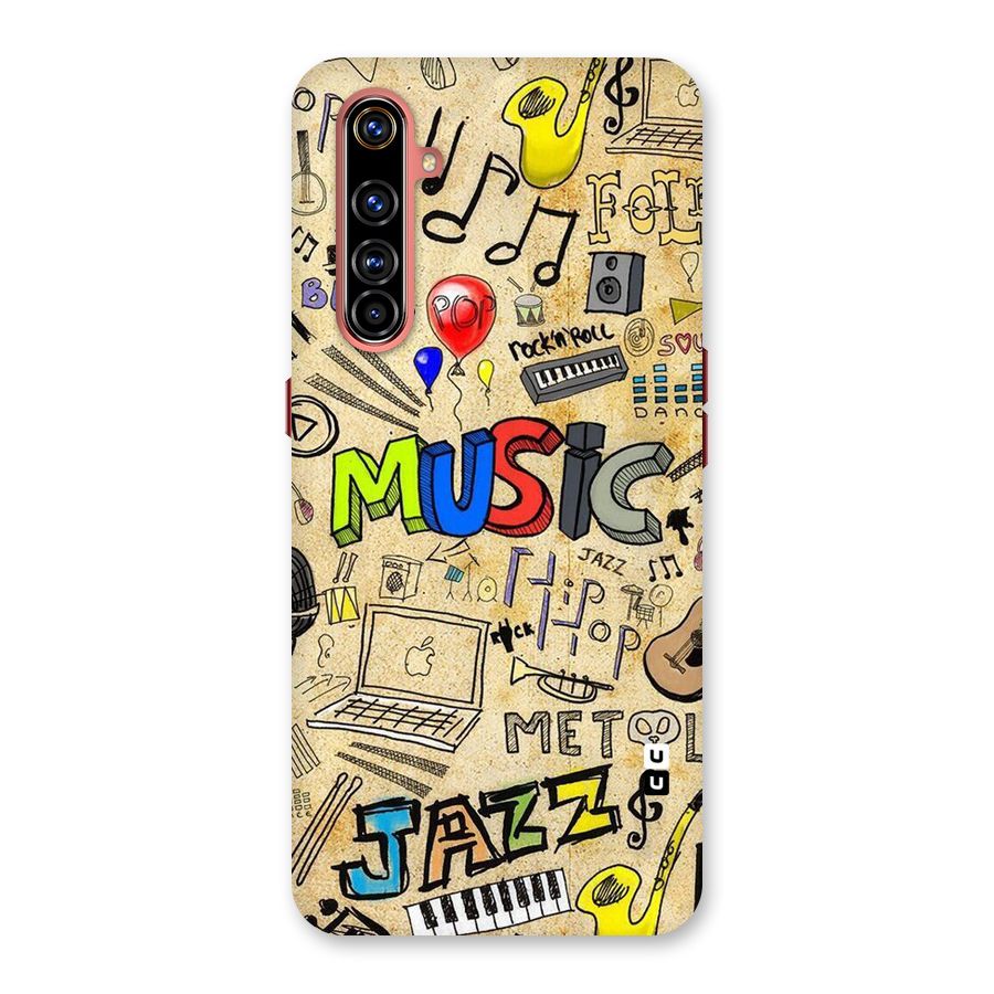 Music Pattern Back Case for Realme X50 Pro