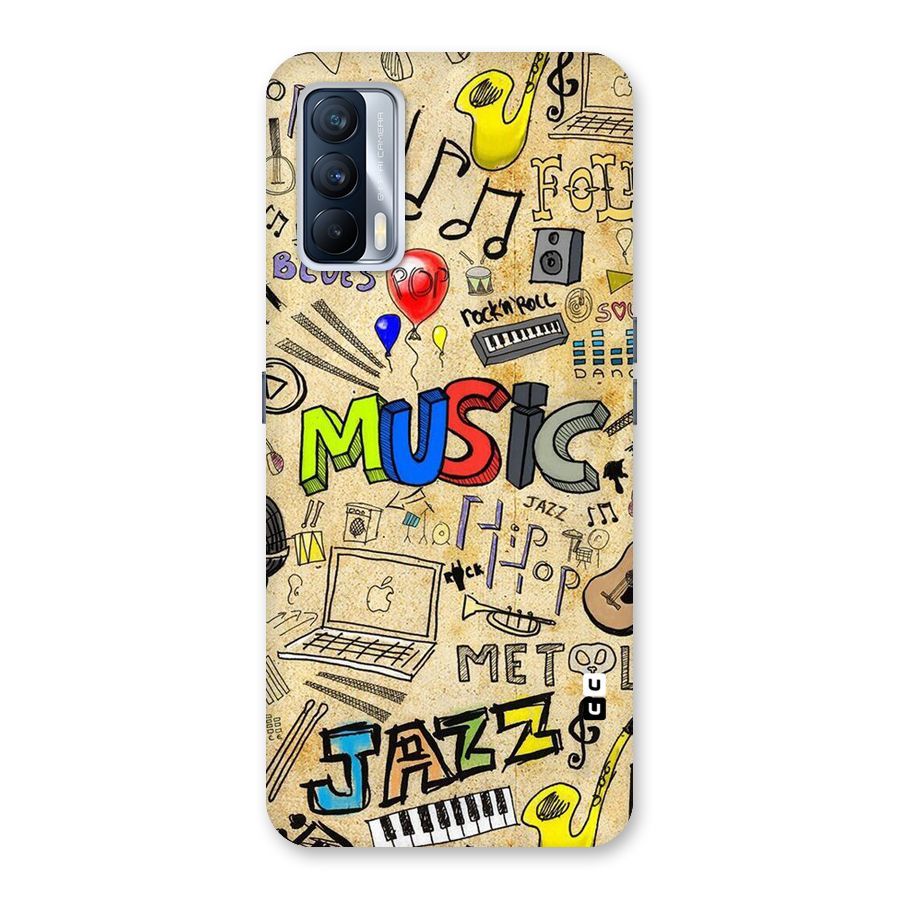 Music Pattern Back Case for Realme X7