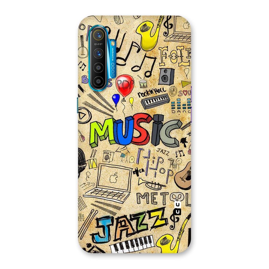 Music Pattern Back Case for Realme XT