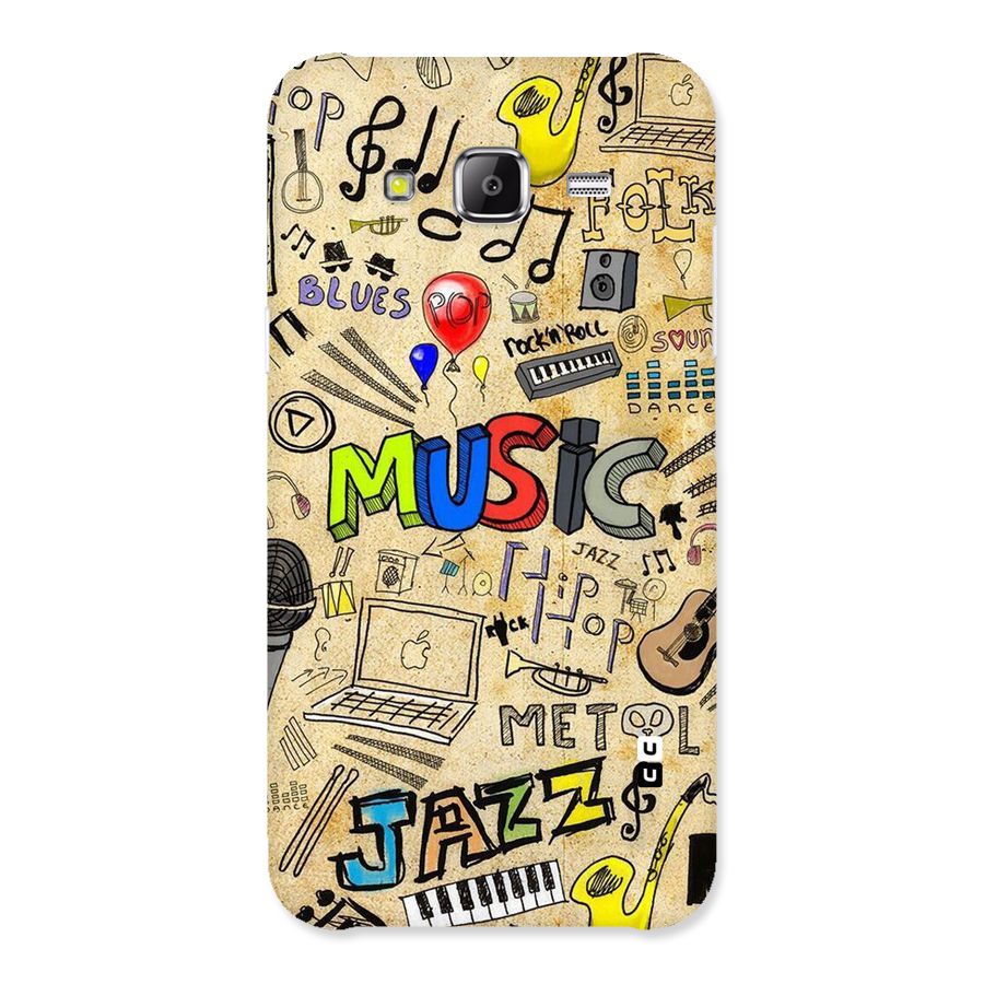 Music Pattern Back Case for Samsung Galaxy J2 Prime